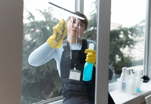 Nettoyage de vitres intérieures et extérieures au Palais-sur-Vienne